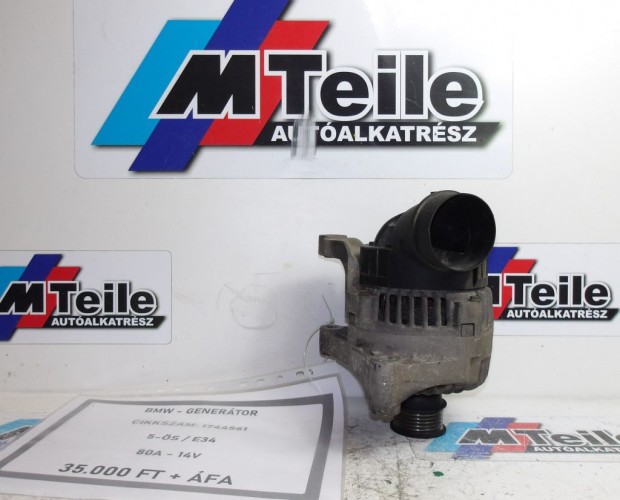 [GY�RI BONTOTT] BMW - GENER�TOR - 80A  -  14V - 5-�S / E34 - CIKKSZ�M